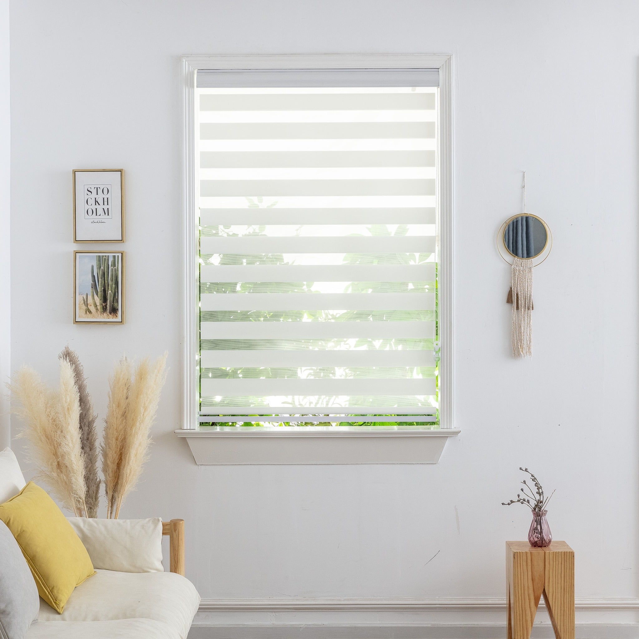 S3-003 Light Filtering Zebra Blind Dual Shade - Water Proof
