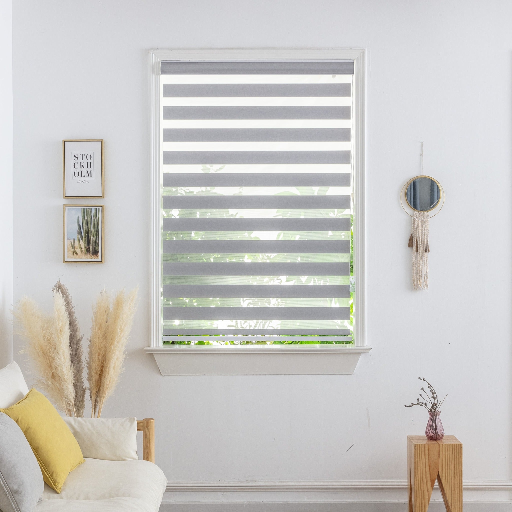 S3-005 Light Filtering Zebra Blind Dual Shade - Water Proof