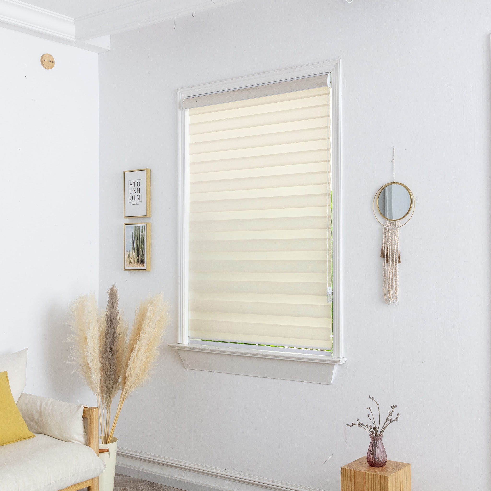 S3-001 Light Filtering Zebra Blind Dual Shade - Water Proof